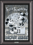 Mickey Mouse Art Mickey Mouse Art Music by Mickey (Framed)